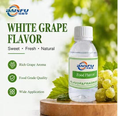 High Concentration Water Soluble White Grape Flavor for Carbonated Soft Drink Juice Alcoholic Cocktail Sports Beverage Manufacturing