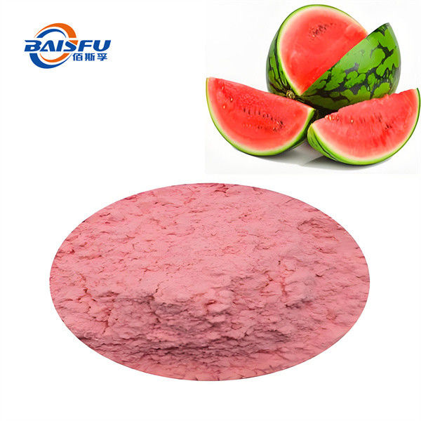 Baisfu Highly Concentrated 99% Watermelon powder Extract pure Plant Extract light Pink Powder use in food and beverages