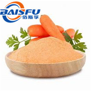 Baisfu plant extract high quality 100% water soluble Orange fine Powder Freeze-dried Carrot Powder CAS No. 7235-40-7 for β-carotene supplements of the raw material