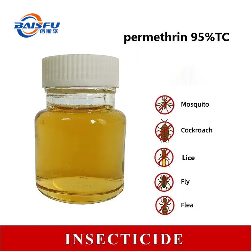 Baisifu Professional Supply Pyrethrum Extract Pyrethrum Water-Soluble Pyrethrins 50% Cas: 8003-34-7 Yellow Liquid For Biocide