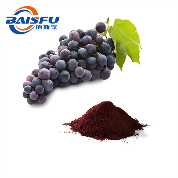 Shaanxi Baisfu pure plant extract Purple powder Grape Powder  100% pass 80 mesh Food Grade for food additive/fruit juice/cosmetic
