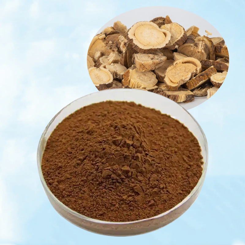 Baisfu Light Yellow Sophora Root P.E. 98% The matrine is a white crystalline powder sophorae Flavescentis Matrine CAS NO: 519-02-8 used in food and beverages